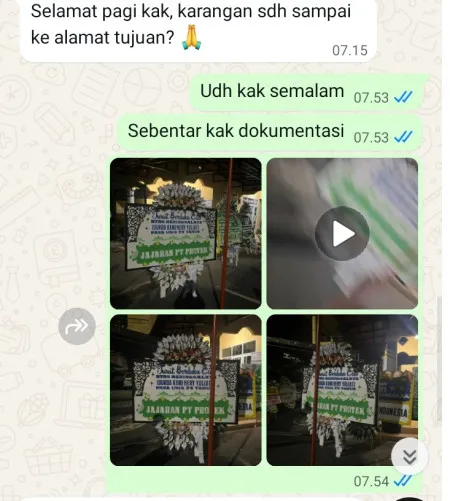 Pengiriman Papan Bunga Selamat Setiawargi Tamansari