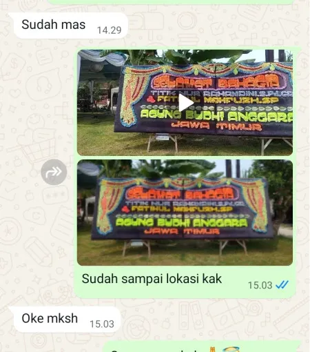 Pengiriman Papan Bunga Setiawargi Tamansari