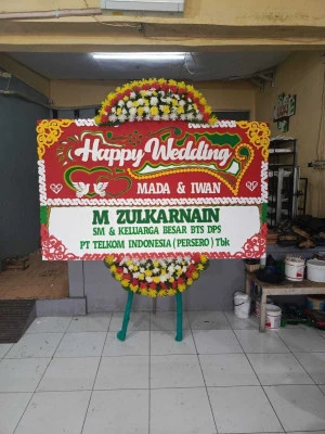 Papan Bunga di Setiawargi Tamansari