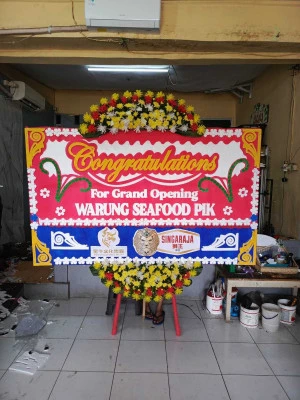 Papan Bunga di Setiawargi Tamansari