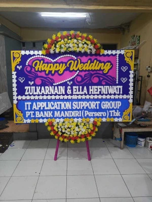 Papan Bunga di Setiawargi Tamansari