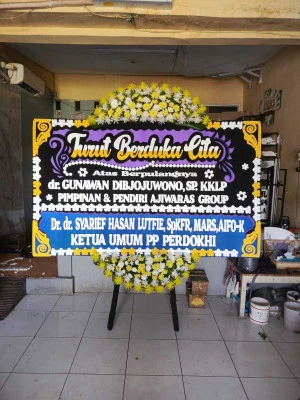 Papan Bunga di Setiawargi Tamansari